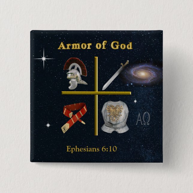 Armor of God Button (Front)