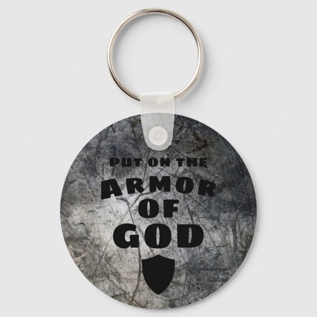 Armor of God Christian Religious Keychain (Front)