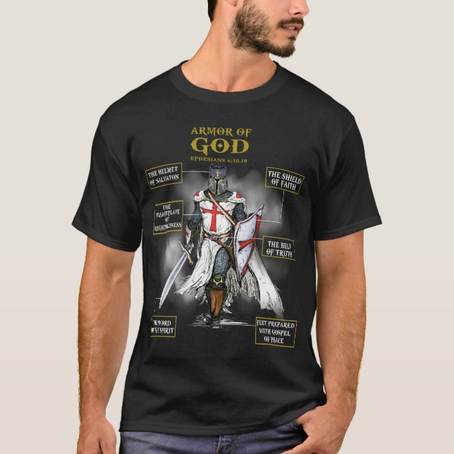 Armor Of God Christian T Shirt (Front)
