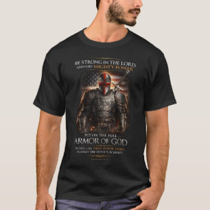 Armor of God Christian Warrior Graphic T-Shirt