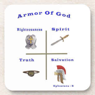Armor of God Drink Coaster
