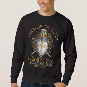 Armor Of God Ephesians 617 Bible Verse Christian Sweatshirt