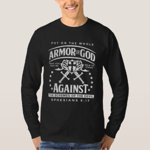 Armor Of God Ephesians 617 Bible Verse Christian T-Shirt