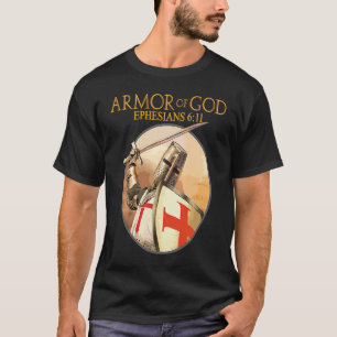 Armor Of God Ephesians Bible Verse Religious Chris T-Shirt