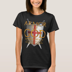 Armor Of God Ephesians Bible Verse Religious Chris T-Shirt