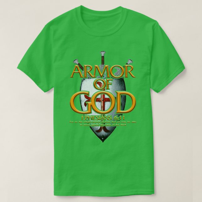 Armor Of God Ephesians T-Shirt (Design Front)