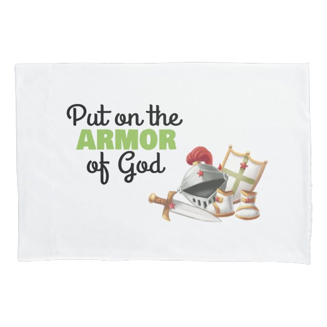 Armor of God kid pillow cover boy (Front)