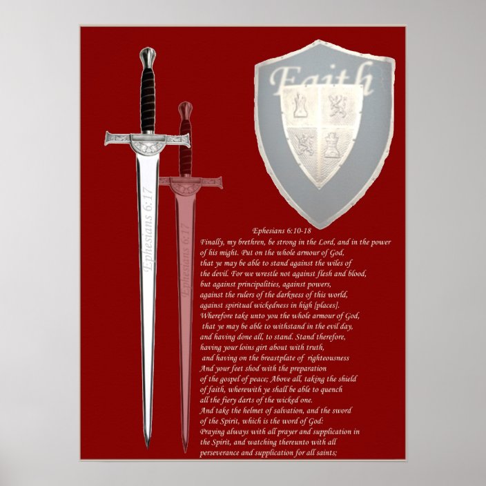 Armor Of God Large Format Poster Zazzle Com   Armor Of God Large Format Poster Re90a66f4d45b4cc798afecfa682c15ba Wls 8byvr 704 