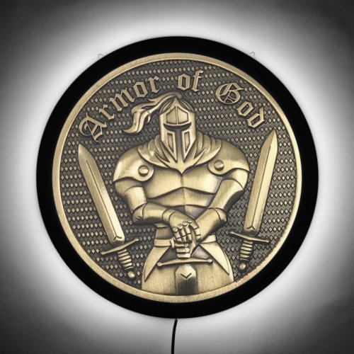 Armor of god led sign