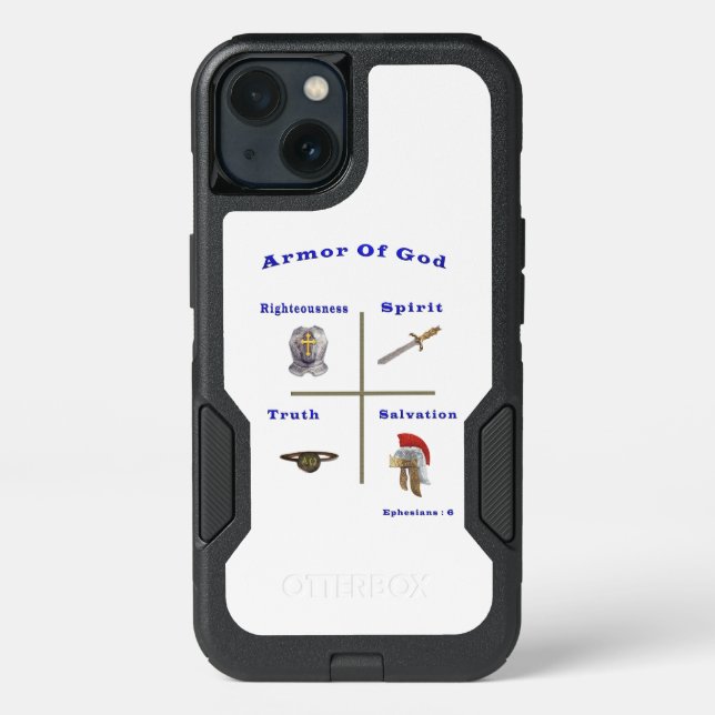 Armor Of God Otterbox iPhone Case (Back)