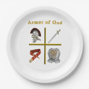 Armor of God Paper Plates