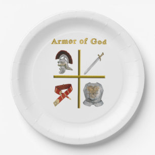 Armor of God Paper Plates