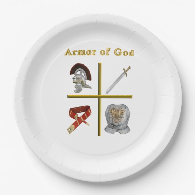 Armor of God Paper Plates (Front)