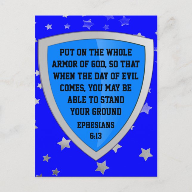 armor of God postcard (Front)