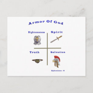 Armor of God Postcard