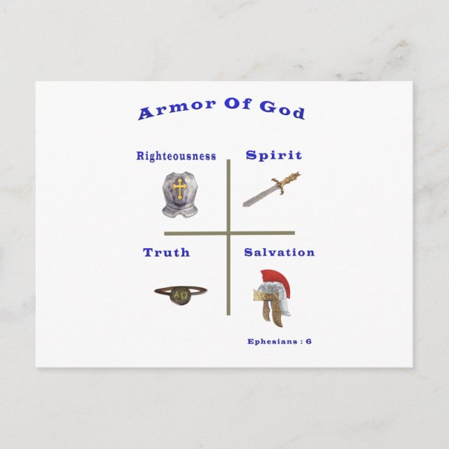Armor of God Postcard (Front)