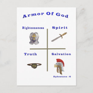 Armor of God products Postcard