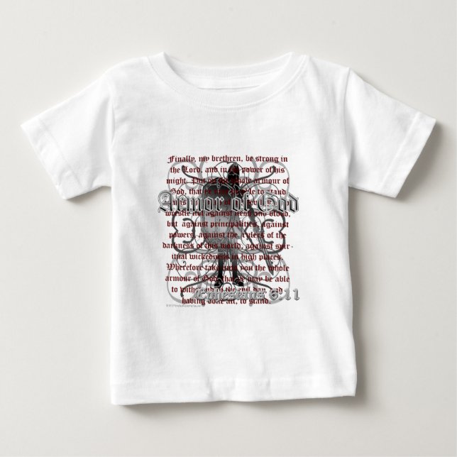 Armor of God Soldier Baby T-Shirt (Front)