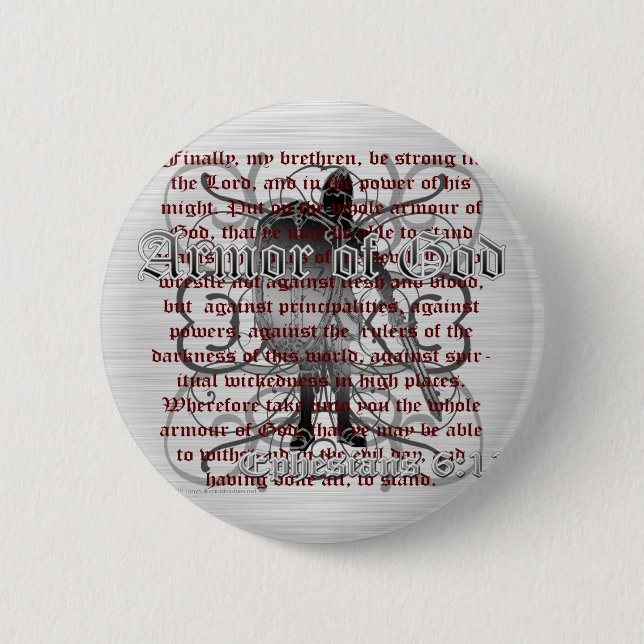 Armor of God Soldier Button (Front)