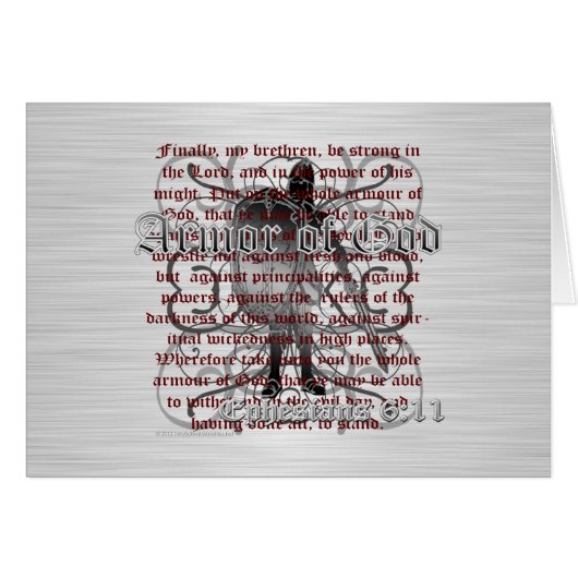 Armor of God Soldier Cards (Front Horizontal)