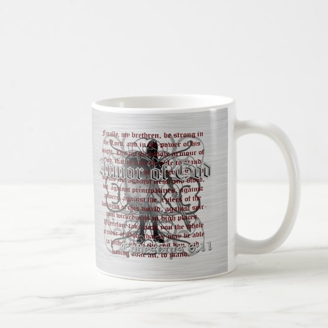 Armor of God Soldier Coffee Mug (Right)