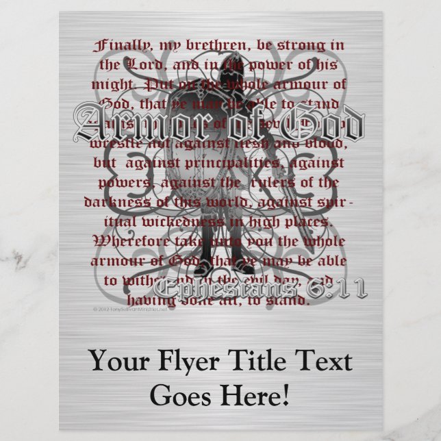 Armor of God Soldier Flyer (Front)