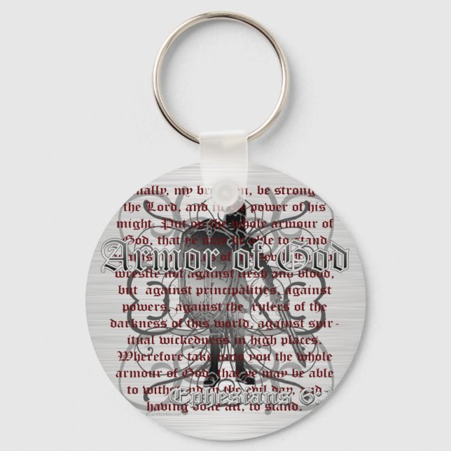 Armor of God Soldier Keychain (Front)