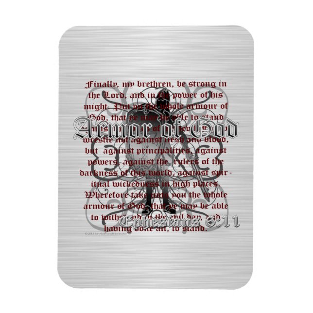 Armor of God Soldier Magnet (Vertical)