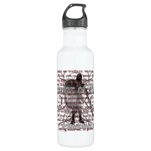 Armor of God Soldier Stainless Steel Water Bottle