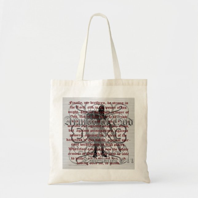 Armor of God Soldier Tote Bag (Front)