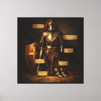 Armor of God Wall Art –Ephesians 6:11 Knight Armor