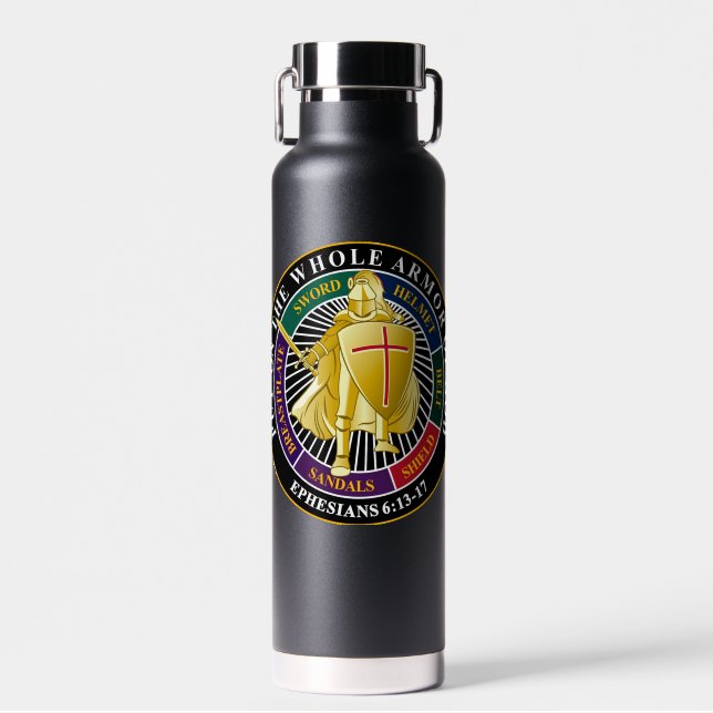 Armor of God Water Bottle (Front)