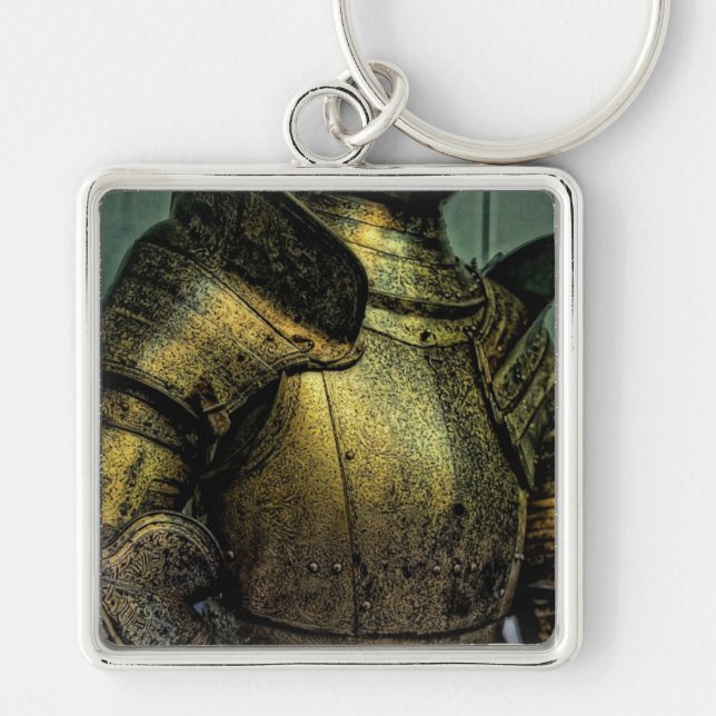 Armor of Medieval Knight Keychain (Front)
