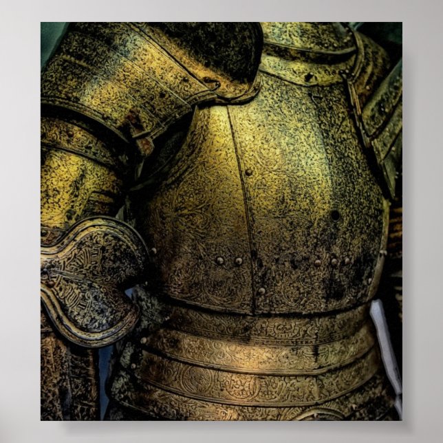 Armor of Medieval Knight Poster (Front)
