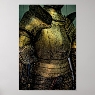 Armor of Medieval Knight Poster