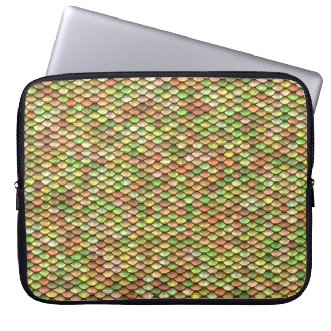 Armor plate upclose - illustration backgroundabstr laptop sleeve (Front)