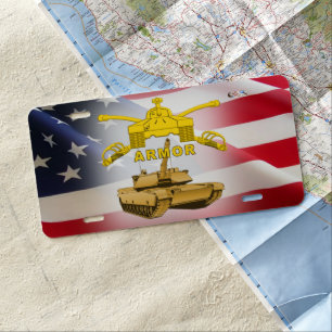 Armor Soldier License Plate