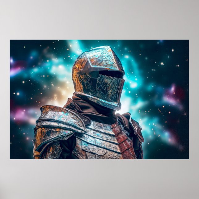 Armor Warrior Fantastic Cosmic Magical Poster (Front)