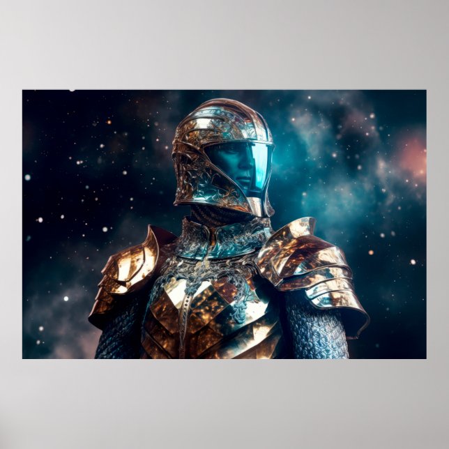 Armor Warrior Fantastic Cosmic Magical Poster (Front)