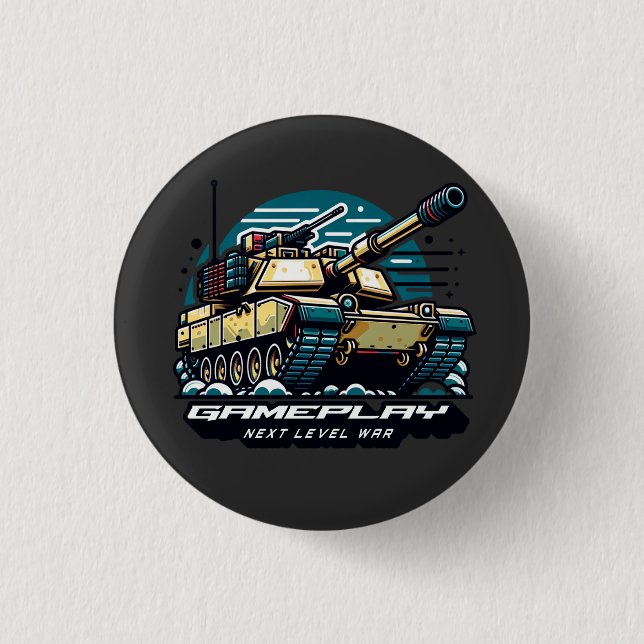 Armored Battles: Next Level Gaming Button (Front)