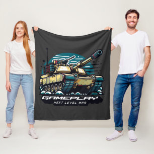 Armored Battles: Next Level Gaming Fleece Blanket