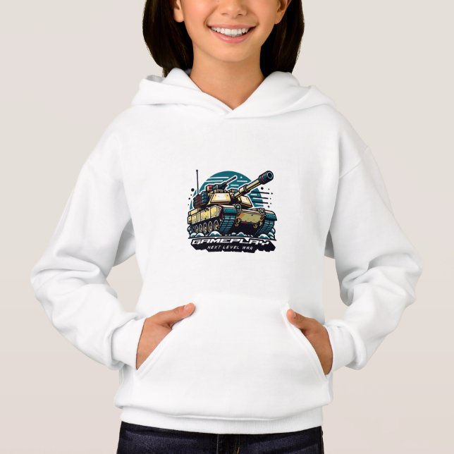 Armored Battles: Next Level Gaming Hoodie (Front)