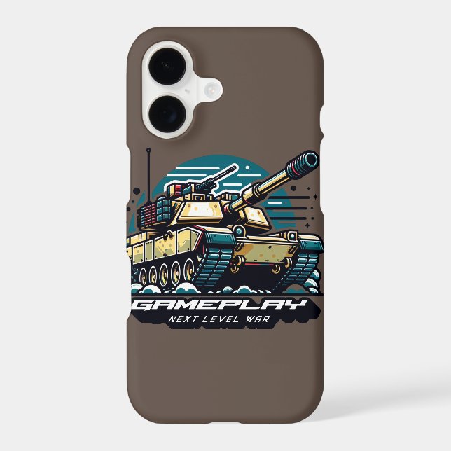 Armored Battles: Next Level Gaming Iphone Case (Back)