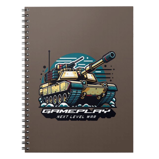 Armored Battles: Next Level Gaming Notebook (Front)