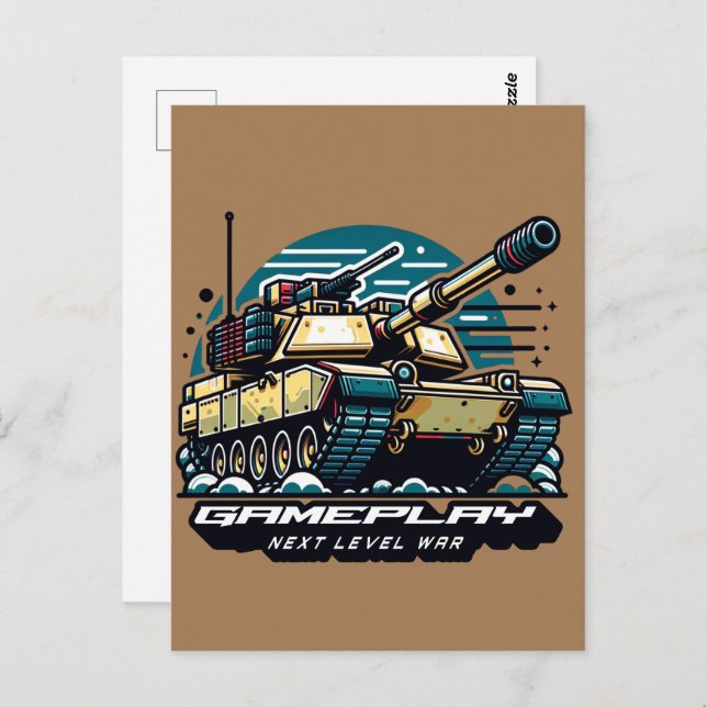 Armored Battles: Next Level Gaming Postcard (Front/Back)