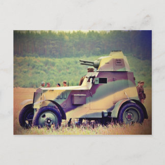 Armored car Ursus wz 34 Postcard
