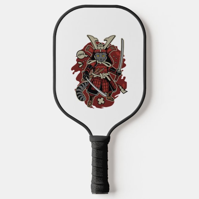 Armored Cat Samurai Pickleball Paddle (Front)