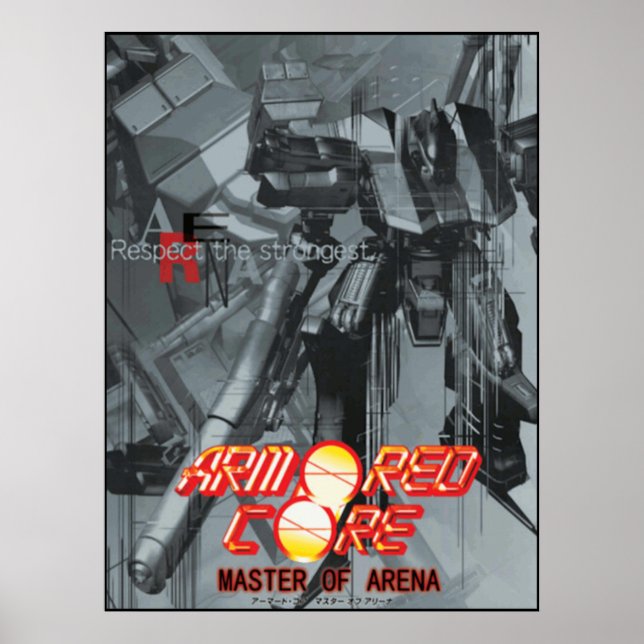 Armored Core Master of the Arena artwork Poster (Front)