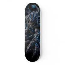 Armored Cyber Dragon Claw Deck - 3D Black Blue