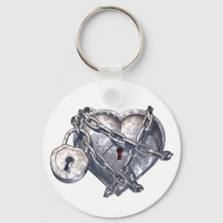 Armored Heart Keychain